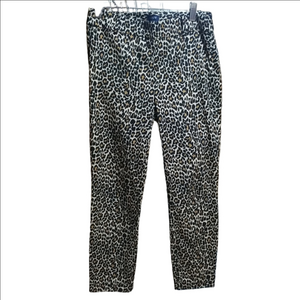 J. Crew animal  print Winnie Pant. Size 2. EUC